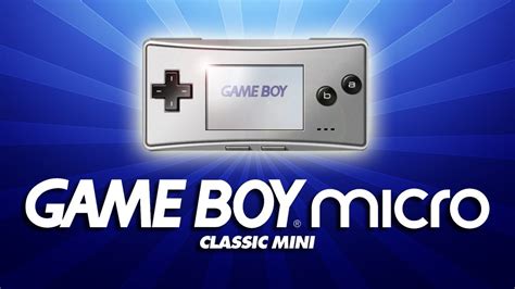 Introducing The Nintendo Game Boy Micro Classic Edition Youtube