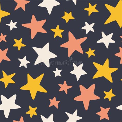 Stars Seamless Stock Vector Illustration Of Repeat Star 77593275