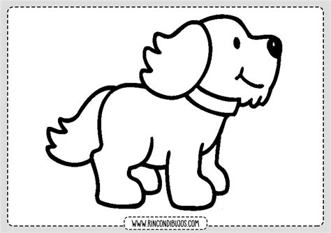 Kleurplaat makkelijk hond from www.omnilabo.nl. Dibujos de Perros para Colorear | Como dibujar un Perro