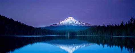 Download Wallpaper 2560x1024 Landscape Lake Mountains Reflections