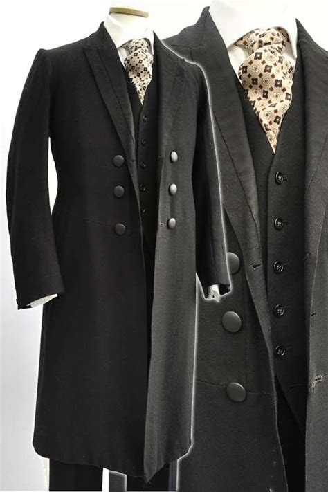 Mens Antique Victorian Wool Frock Coat Day Dress Coat Antique