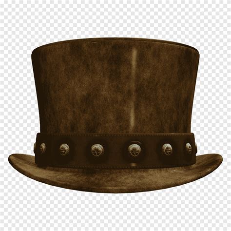 Steampunk Topper Brown Top Hat Png Pngegg