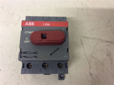 Abb Ot45e3 3 Pole 600 Vac 60 Amp Disconnect Switch Ot45