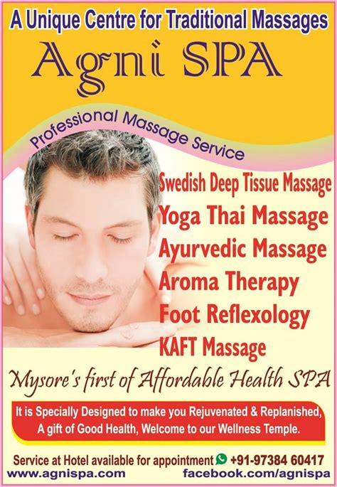 Massage In Mysore At Agni Spa Halli Mysore