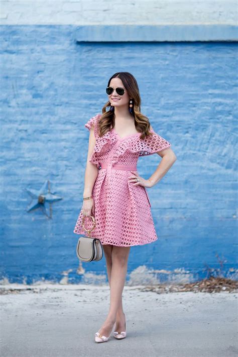 Three Ways To Style A Self Portrait Pink Dress Style Charade