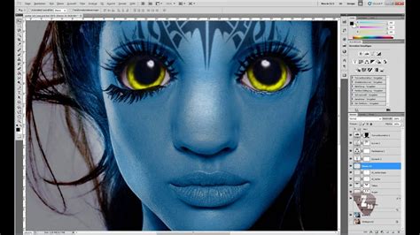 Navi Avatar Erstellen Teil 44 Photoshop Tutorial Youtube