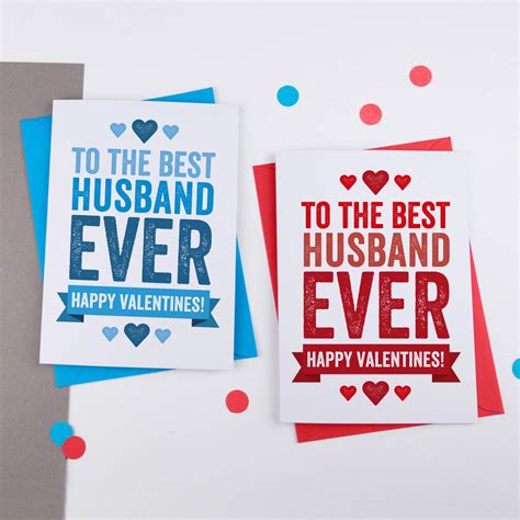 Best Husband Valentines Day Card By A Is For Alphabet
