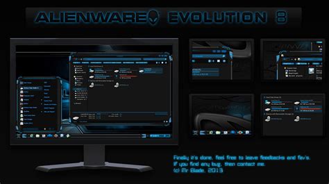 Alienware Evolution Theme Für Windows 8 Deskmodderde