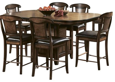 Homelegance Westwood 7 Piece Counter Height Dining Room Set