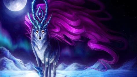 Purple Wolf Wallpapers Top Free Purple Wolf Backgrounds