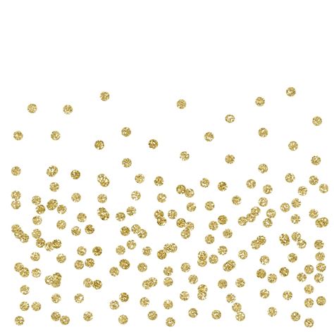 Gold Glitter Confetti Clipart Overlay Borders Digital Etsy Israel