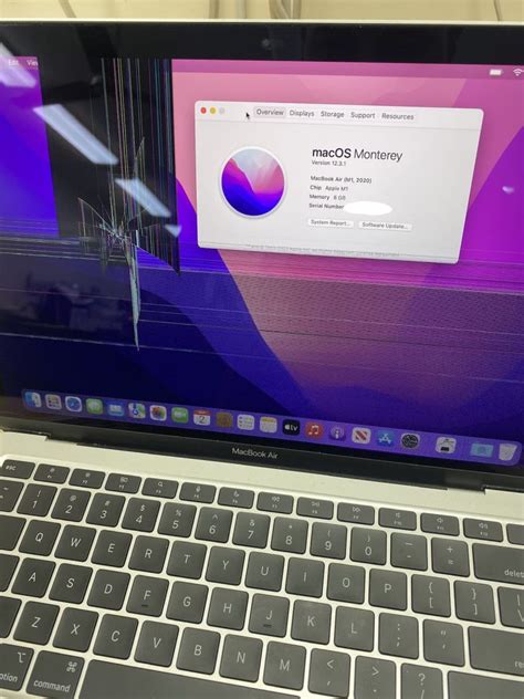 Macbook Air Cracked Screen Broken Screen Fixed