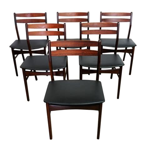 Danish Rosewood Dining Chairs Set Of 6 Chairish