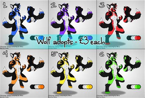 Selling Wolf Adopts On Furaffinity By Caralay On Deviantart