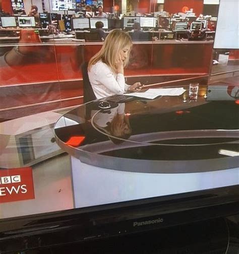 So Embarrassing Watch Shocking Moment Bbc Newsreader Is Caught Texting