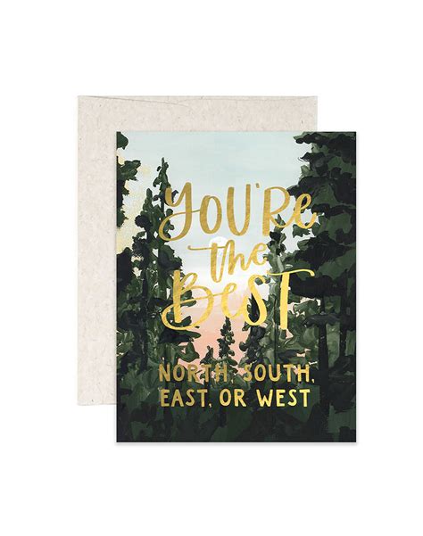 Youre The Best Pines Greeting Card 1canoe2