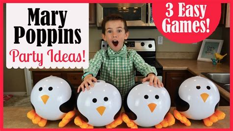 3 Easy Mary Poppins Party Games For Kids Youtube