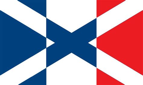 The Fictional Flag Of A French Scottish Republic Vexillology