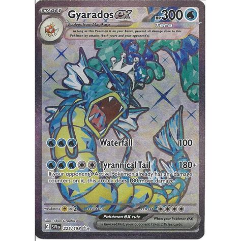 Pokemon Trading Card Game 225198 Gyarados Ex Ultra Rare Card Sv01