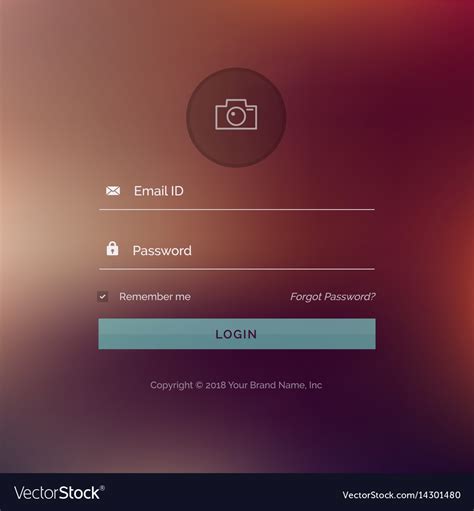 Creative Login Form Ui Template For Your Web Or App Design Download