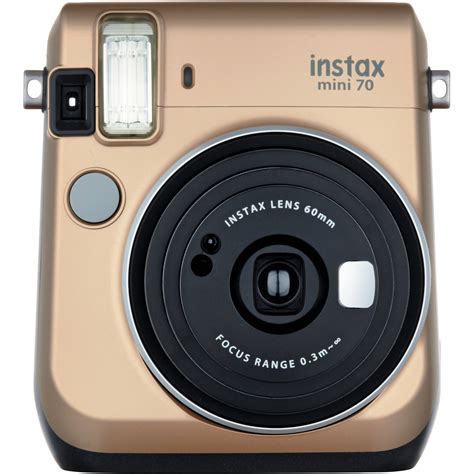 Fujifilm Instax Mini 70 Instant Film Camera Gold 16513920 Bandh