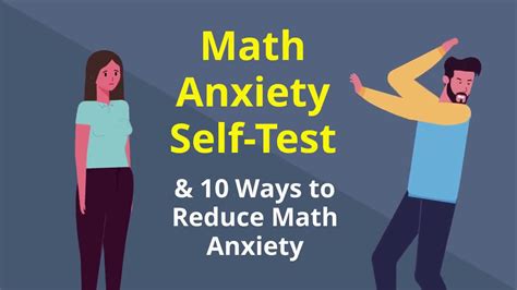 Math Anxiety Self Test And 10 Ways To Reduce Math Anxiety Youtube