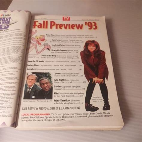 1993 September 18 24 Tv Guide Magazine Special Issue Fall Preview Ebay