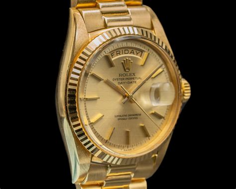 35371 Rolex 1803 Oyster 1803 Perpetual Day Date 18k Yellow Gold