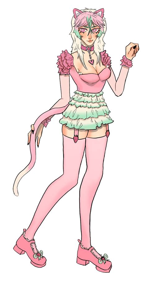 Open Revamped Cute Catgirl Flatprice By Sourmandarin On Deviantart