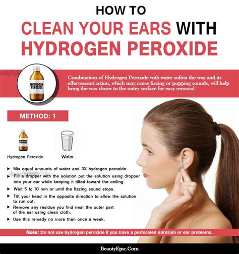 If your problem isn't serious, but you do feel like you have too much earwax buildup, you can gently clean the outside of your ears. How to Safely Clean Your Ears with Hydrogen Peroxide ...