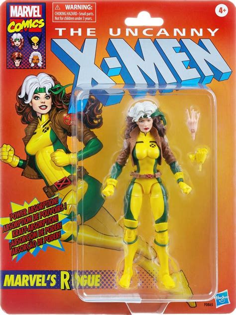 Comic Book Hero Action Figures Marvel Legends Retro X Men Rogue Target Exclusive