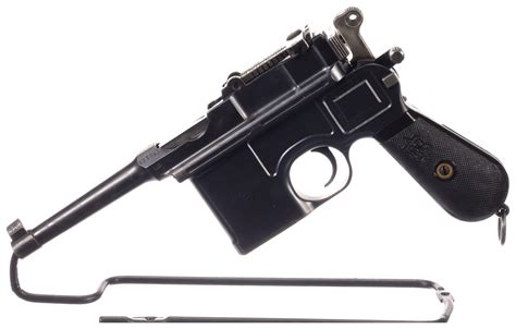 German Mauser C96 Broomhandle Semi Automatic Pistol Rock Island Auction