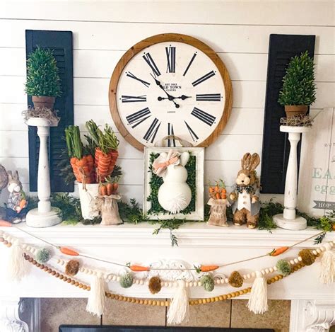 Easter Mantel Decor Create Make Decorate With Nikki