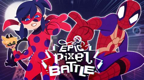 Spider Man Vs Ladybug Epic Pixel Battle Epb Saison 4 Youtube