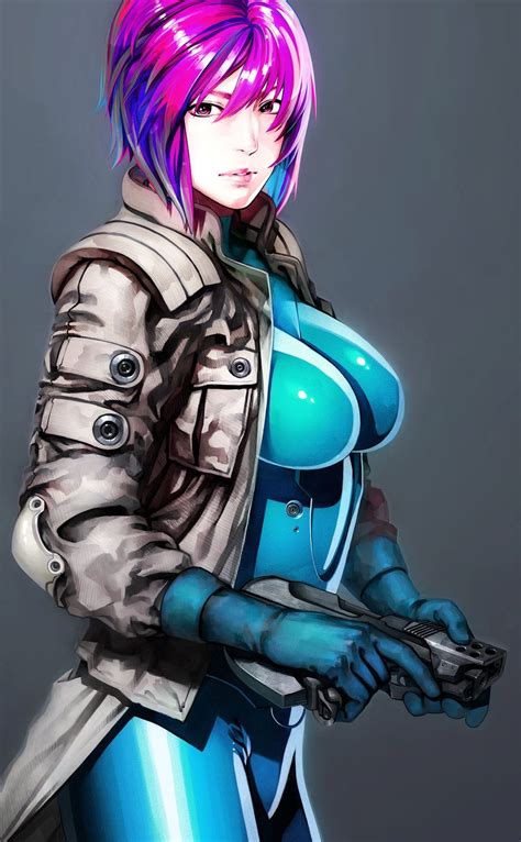 Major By Iwaisan On Deviantart Ghost In The Shell Anime Ghost Character Illustration