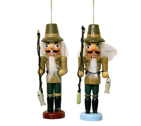 Fisherman Wood Nutcracker Christmas Tree Ornament Check Out The