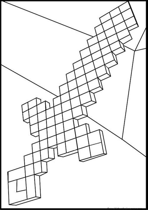 Minecraft diamond sword printable pdf how to use our minecraft diamond sword printable pdf print 2 copies in color on 11x17 paper. 190 best Video Game Coloring Pages images on Pinterest ...