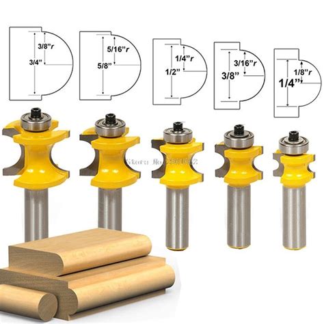 Top quality router bits that meet the high standards of rockler woodworking and hardware. Large Elaborate Chair Rail Molding Router Bit 1/2" Shank ...
