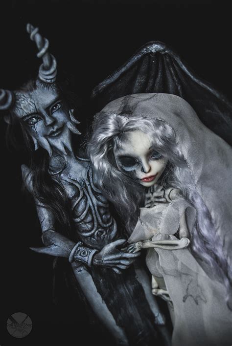 Demon Gargoyle Ooak Monster High Repaint Doll Custom Monster Etsy