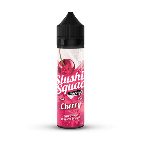 Cherry Slush 50ml Shortfill E Liquid By Slushie Squad Free Next Day