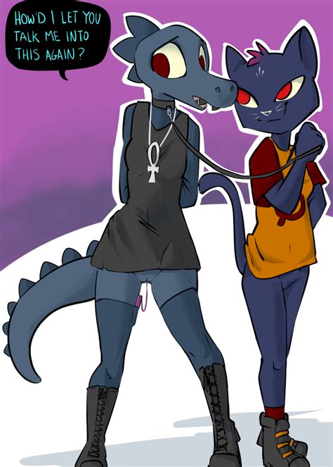 Rule 34 Alligator Ankh Anthro Bea Nitw Bottomless Clothed Clothing