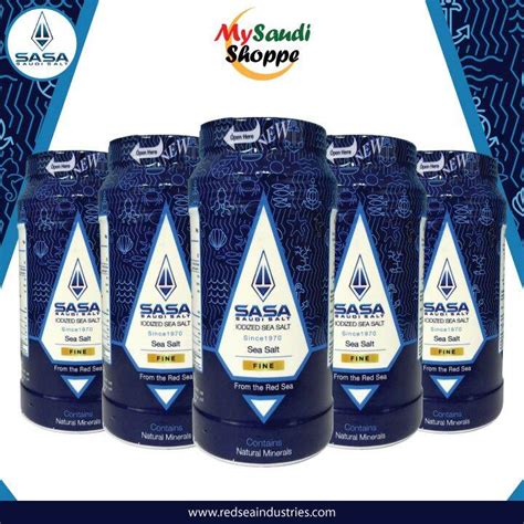 6 Bottle Sasa Garam Laut Merah Red Sea Salt Beriodiniodized X 700g