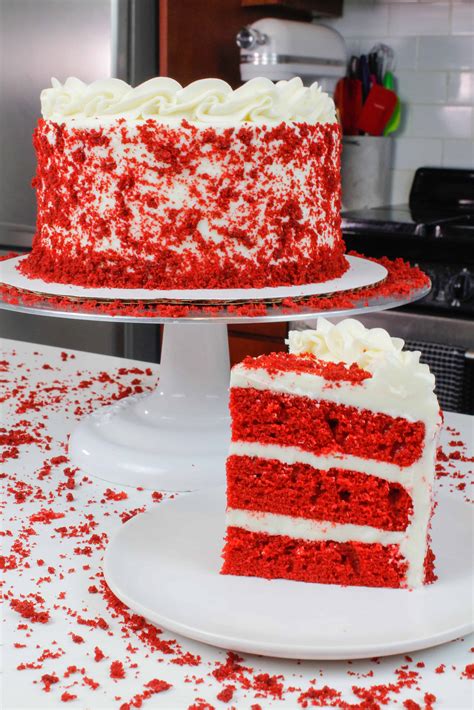 Red Velvet Layer Cake With Cream Cheese Frosting
