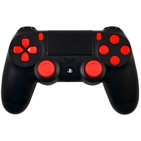Midnight Modz Red Out Playstation 4 Ps4 Modded Controller Black