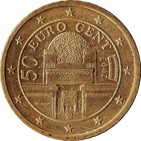 Elle vaut un demi euro. 50 Euro Cent (1st map) - Austria - Numista