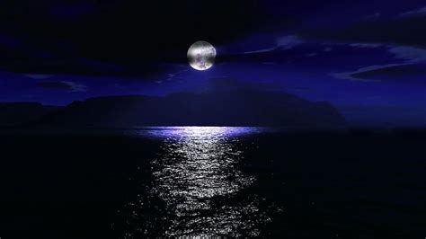 Hd Wallpaper Beautiful Night Night Sky Moon Full Moon