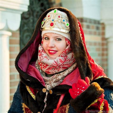 Russian Woman In Traditional Attire Russian Women Russian Clothing Traditional Attire