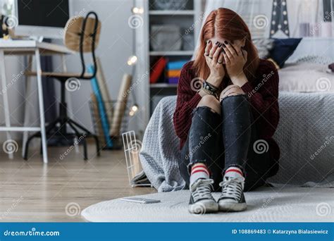 Teenage Girl With Problems Stock Image Image Of Period 108869483