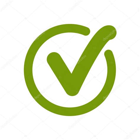 Green approved tick. Done stamp icon vector — Stock Vector © OleksandrMalysh #261835516