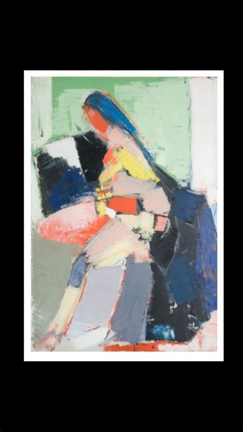 Nicolas De Staël Portrait D Anne De Staël 1953 Huile Sur Toile 130 X 89 Cm Huile Sur